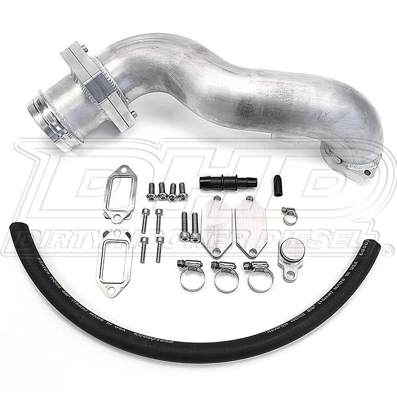 DHD 291108 LML Duramax 3" High Flow Upper Intake Upgrade Kit Throttle
