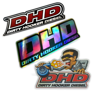 Dirty Hooker Classic Decal -  Canada