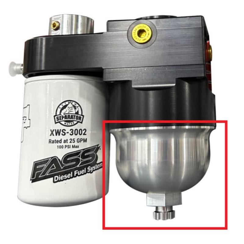 FASS BFC1001K 20172024 Duramax L5P Billet Fuel Filter Cap