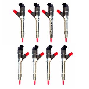 Exergy Performance - Exergy Performance E01 10206 Reman 45% Over LLY Duramax Fuel Injector Set (8 Total)