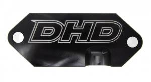 Dirty Hooker Diesel - DHD 030-5001 Billet Duramax Rear Engine Cover Coolant Block Off Plate 2001-2018