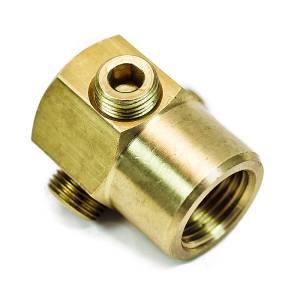 Dirty Hooker Diesel - DHD 007-0243 Duramax Diesel Brass Fuel Test Port Cap W/NPT Ports