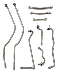 Dirty Hooker Diesel - DHD 100-668 Hardcore Hooker Duramax Transmission Cooler Line Set Allison 6-Speed