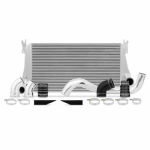 Mishimoto - Mishimoto MMINT-DMAX-06KSL 06-10 Chevy 6.6L Duramax Intercooler Kit w/ Pipes, Silver