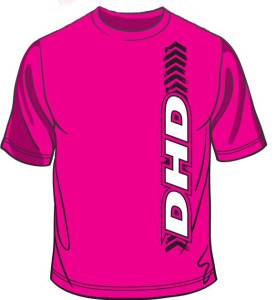 Dirty Hooker Diesel - DHD 061-024T Pink Vertical DHD T-Shirt