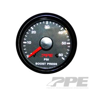 PPE - PPE 516010000 Turbo Boost Pressure Gauge With Tubing Kit