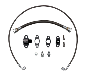 WCFAB - WCF100396 2004.5-2010 LLY/LBZ/LMM Duramax S300 Single Turbo Oil Line Kit