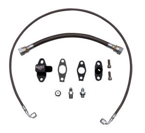 WCFAB - WCF100383 2011-2016 S300 Turbo Oil Line Kit for LML Duramax