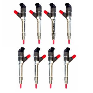 Exergy Performance - Exergy Performance E01 10250 Reman 150% Over LLY Duramax Fuel Injector Set (8 Total)