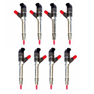 Exergy Performance - Exergy Performance E01 10402 Reman Sportsman LMM Duramax Fuel Injector Set (8 Total)