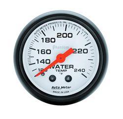 AUTOMETER PRODUCTS - AutoMeter Water Temp Gauge  2 1/16 IN 120-240DEG F MECHANICAL