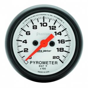 AUTOMETER PRODUCTS - AutoMeter Gauge Pyrometer (EGT) 2 1/16 IN 2000DEG F Digital Stepper Motor