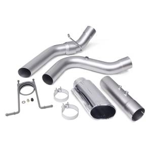 Banks Power - Banks Monster Exhaust , 4.0", 2017-2019 Silverado L5P, Polished Tip DPF Back