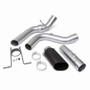 Banks Power - Banks Monster Exhaust , 4.0", 2017-2019 Silverado L5P, Black Tip DPF Back