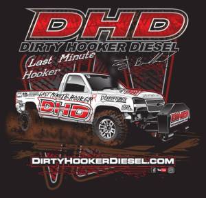 Dirty Hooker Diesel - DHD 061-105T Last Minute Hooker UCC Black T-Shirt YS-XXXL