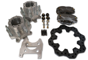 Innovative Machining Solutions - IMS Lightweight Wilwood Rear Hub & Brake Kit 01-10 Duramax AAM 11.5