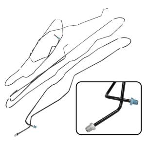 GM - Silverado Sierra OE Bend Nylon Coated Brake Line Set 03-07 Duramax Crew Cab 153" WB