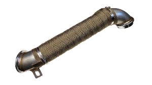 Dirty Hooker Diesel - DHD 300-324 3" Stainless Tube LLY LBZ LMM Duramax Downpipe w/Heat wrap