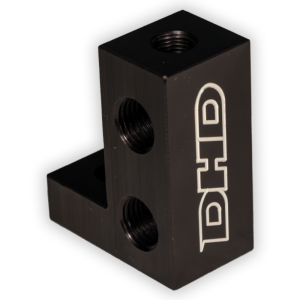 Dirty Hooker Diesel - DHD 700-107B Black Compact Fuel Block 5-Port Universal