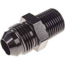 Dirty Hooker Diesel - DHD 481604-BL -4AN x 1/8"NPT Straight Connector - Black AN Fitting