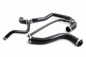 Dirty Hooker Diesel - DHD 500-0386 BLACK SILICONE UPPER & LOWER COOLANT HOSE KIT FOR 01-05 6.6 LB7/LLY DURAMAX