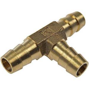 Dirty Hooker Diesel - DHD MM32-126 Brass 3/8" Fuel Return Tee