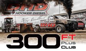 Dirty Hooker Diesel - DHD 3'x5' 300+ Club Pulling Banner - High Resolution Image