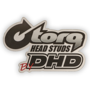 Dirty Hooker Diesel - DHD Torq Head Studs Sticker