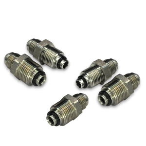 Shocker Fittings - Duramax Power Steering System 6AN Conversion Fitting Set 2001-2010