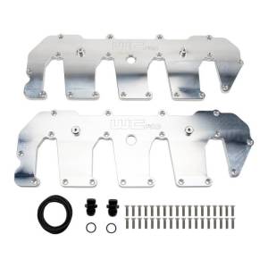 WCFAB - WCFab 2011-2016 LML Duramax Billet Upper Valve Cover Set - WCF100416