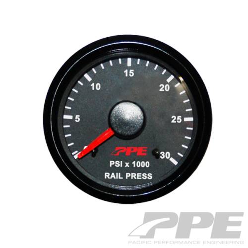 PPE - PPE 513010000 Fuel Rail Pressure Gauge - GM 2001-2005 and Dodge 2003-2017