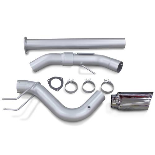 Banks Power - Banks Monster Exhaust, 4.0", 2017-2019 Ford 6.7L Exhaust, Polished Tip, DPF Back