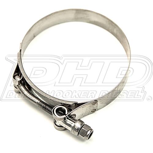Dirty Hooker Diesel - DHD CLA000102 2.5" Stainless Steel T-Bolt Clamp Intercooler Hose Clamp