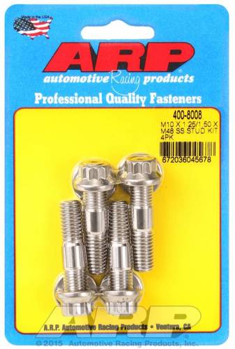 ARP - ARP 400-8008 M10 x 1.25/1.50 Stainless Turbo Stud Kit