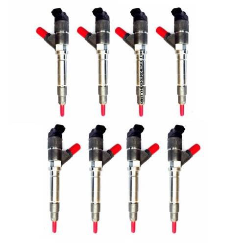 Exergy Performance - Exergy Performance E01 10252 Reman 200% Over LLY Duramax Fuel Injector Set (8 Total)