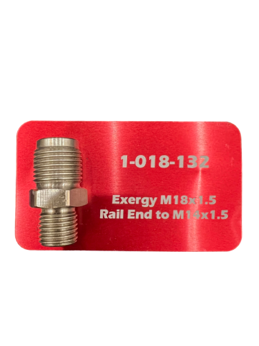 Exergy Performance - Exergy Performance 1-018-132 M18x1.5 Rail End to M14x1.5