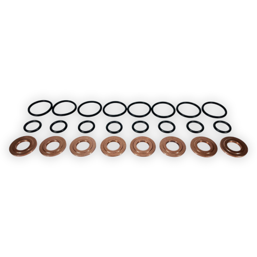 Exergy Performance - Exergy Performance E01 10101 LB7 Injector Seal Kit (O'Ring & Copper Gasket) (8 Total)