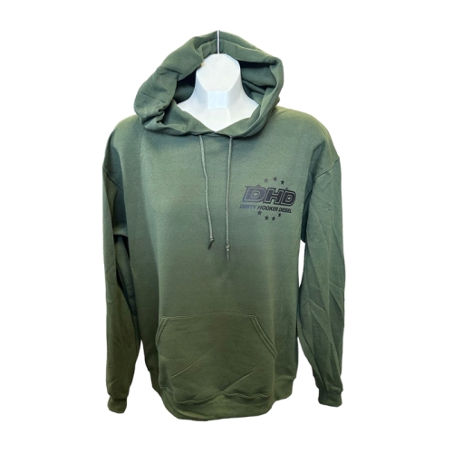 Dirty Hooker Diesel - DHD 061-145S Green Veteran Hoodie S-3XL