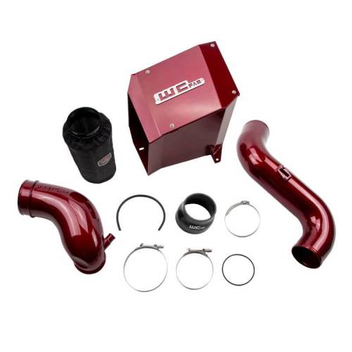 WCFAB - WCFab 2007.5-2010 LMM Duramax 4" Stage 2 Intake Kit with Air Box - WCF100303