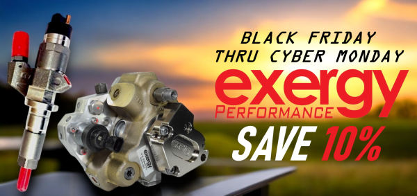 Exergy Fuel System Products Black Friday Sale at DHD! 10% OFF