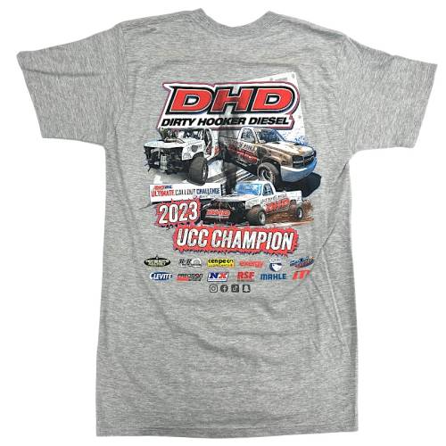 Dirty Hooker Diesel - DHD 2023 UCC Champions T-Shirt S-4XL