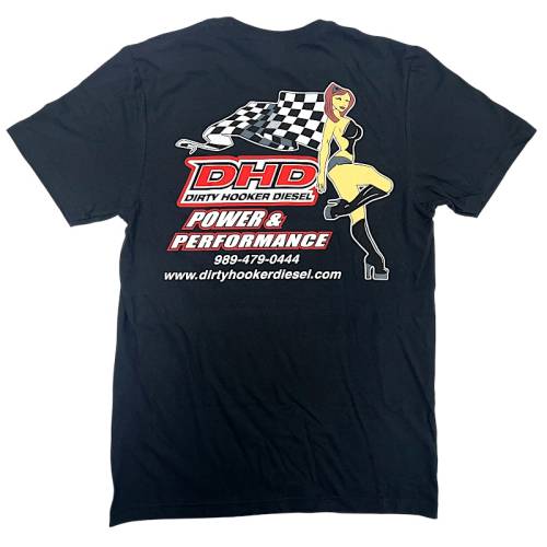 Dirty Hooker Diesel - DHD Power and Performance Throwback T-Shirt