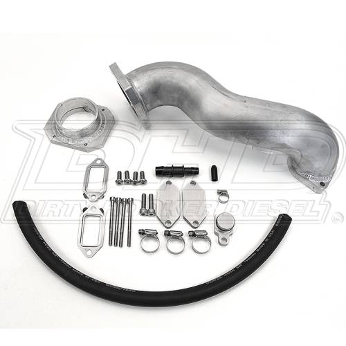 DHD 290108 LML Duramax 3" High Flow Upper Intake Upgrade Kit Throttle