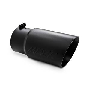 MBRP - MBRP T5074BLK Black Dual Wall Angled Exhaust Tip 5" to 6"