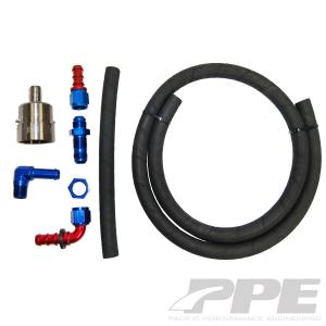 Fuel System - Lift Pumps - PPE - PPE 113053000 Billet Aluminum Fuel Pickup with lift pump fittings, hose and clamps GM 2001-2005 LB7/LLY
