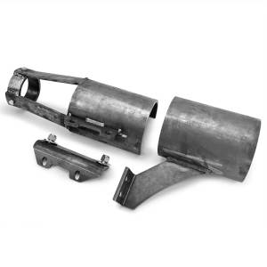 DHD 604-410 Front Drive Shaft Blow Shields Steel (4" Lift) 2001-2010