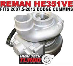 HTT 2834900HX HE351VE REMAN TURBOCHARGER (2007.5-12 CUMMINS)