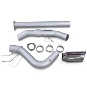 Banks Power - Banks Monster Exhaust, 4.0", 2017-2019 Ford 6.7L Exhaust, Polished Tip, DPF Back - Image 1