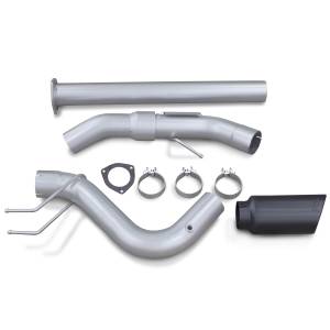 Banks Monster Exhaust, 4.0" 2017-2019 Ford 6.7L Exhaust, Black Tip, DPF Back