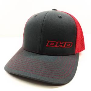 Dirty Hooker Diesel - 061-098 DHD Red Offset Logo Trucker Hat - Image 1